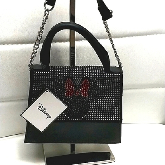Disney Minnie Mouse Mini Rhinestone Blind Bag Purse - Picture 4 of 5